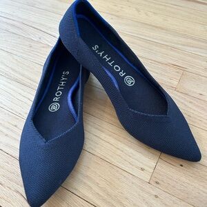 Rothy's Women's Dark Blue Pointed Flats